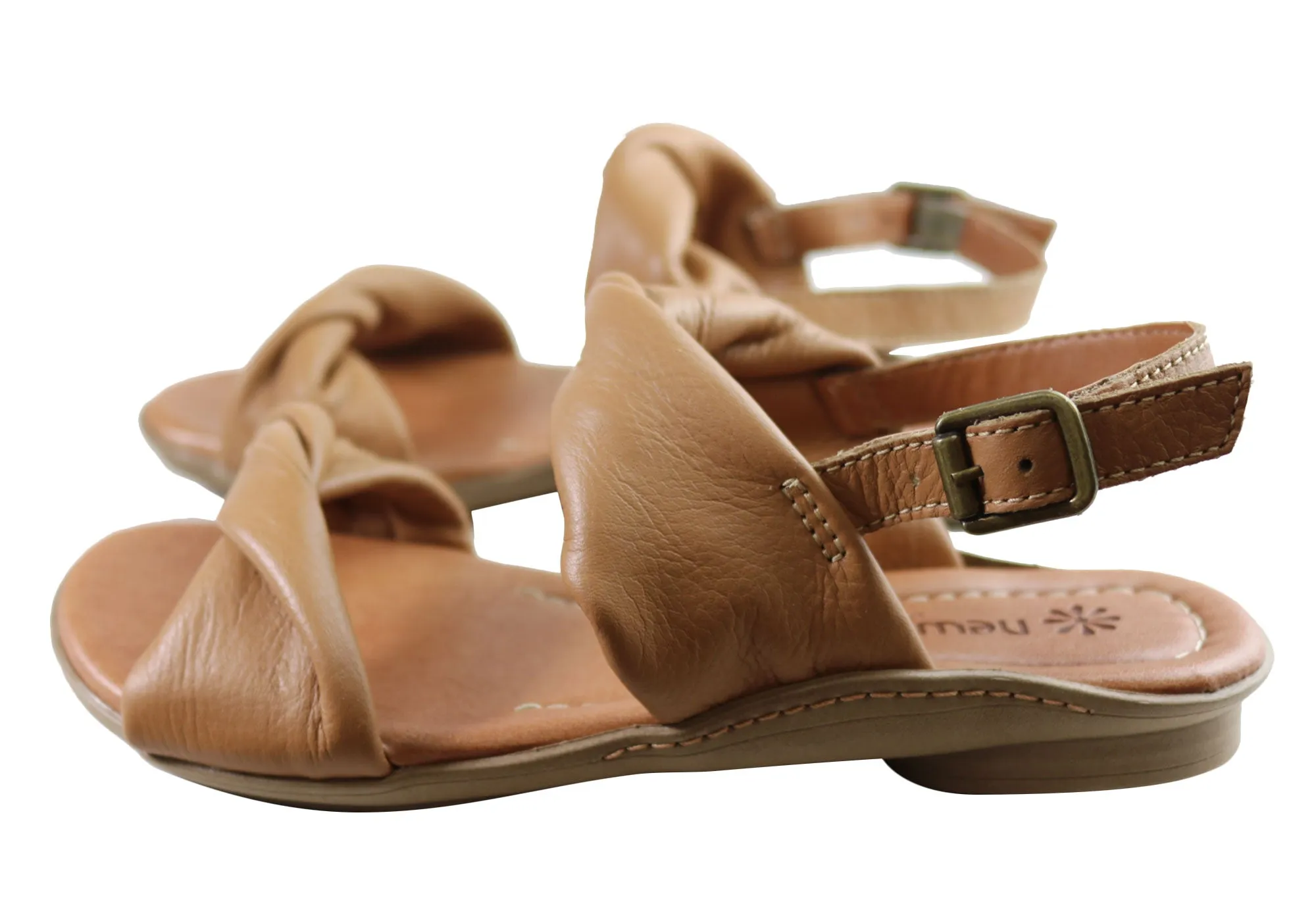 New Face Auckland Womens Comfortable Leather Sandals Made In Brazil