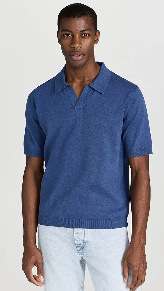 Norse Projects   Leif Cotton Linen Polo 