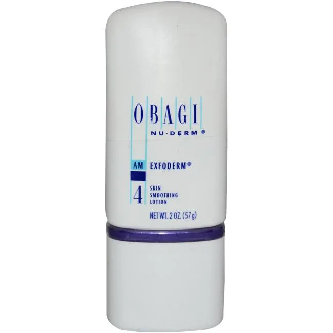 Obagi Nu-Derm #4 AM Exfoderm Skin Smoothing Lotion by Obagi for Women - 2 oz Lotion