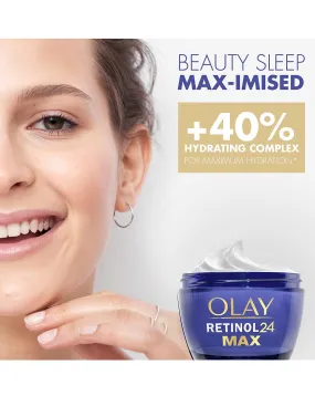 Olay Regenerist Retinol24 MAX Night Skin Cream Without Fragrance, 50ml