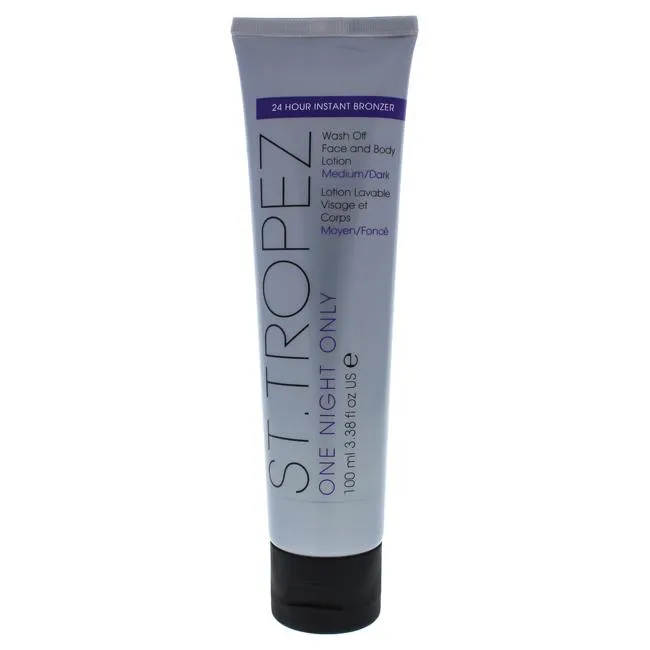 One Night Only - Medium,Dark by St. Tropez for Unisex - 3.38 oz Lotion