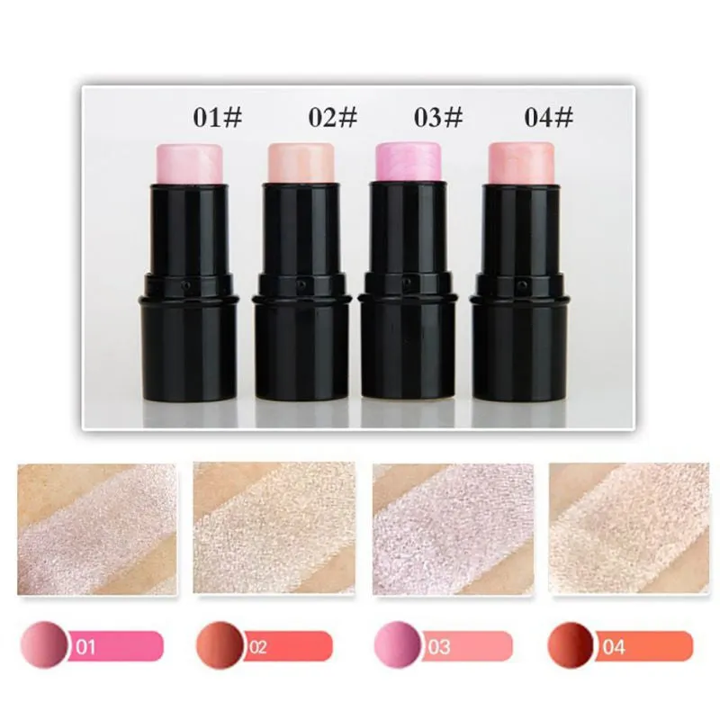 PearlHigh Light Stick Highlight Brightening Concealer Cream Local Nose Shadow Powder Silkworm Pen 4 colors L4 SM6