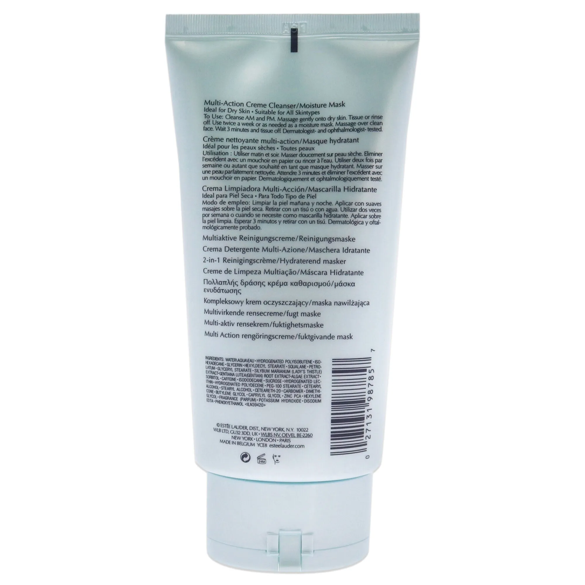 Perfectly Clean Multi-Action Creme Cleanser-Moisture Mask - All Skin Types by Estee Lauder for Unisex - 5 oz Cleanser