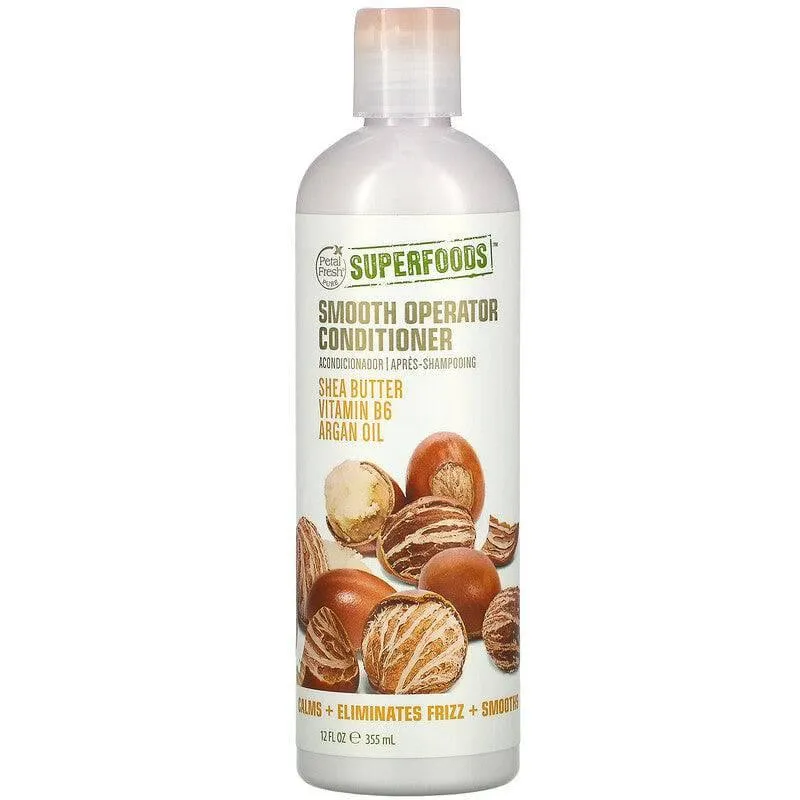 Petal Fresh Super Foods Smooth Operator Shea Butter, Vitamin B6, Argan Oil Conditioner, 12oz