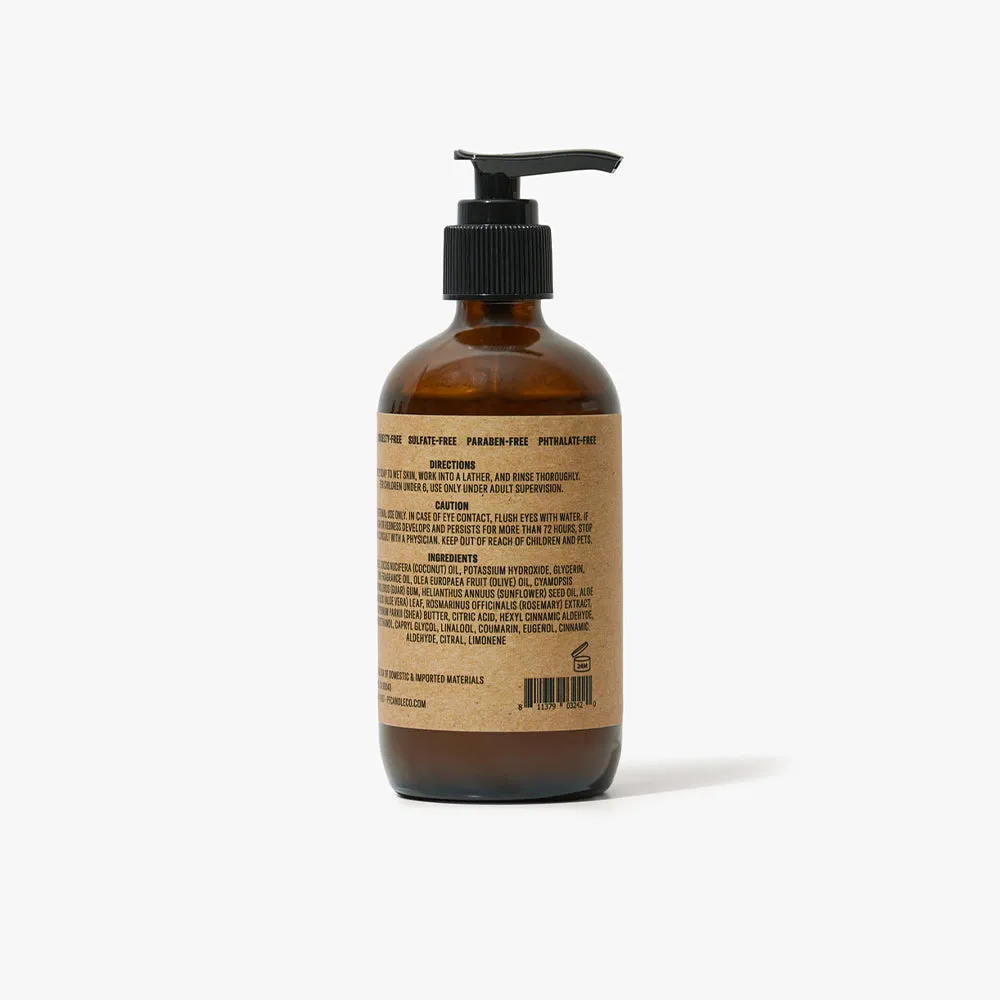 P.F. Candle Co. 8oz Hand Soap & Body Wash / Teakwood & Tobacco