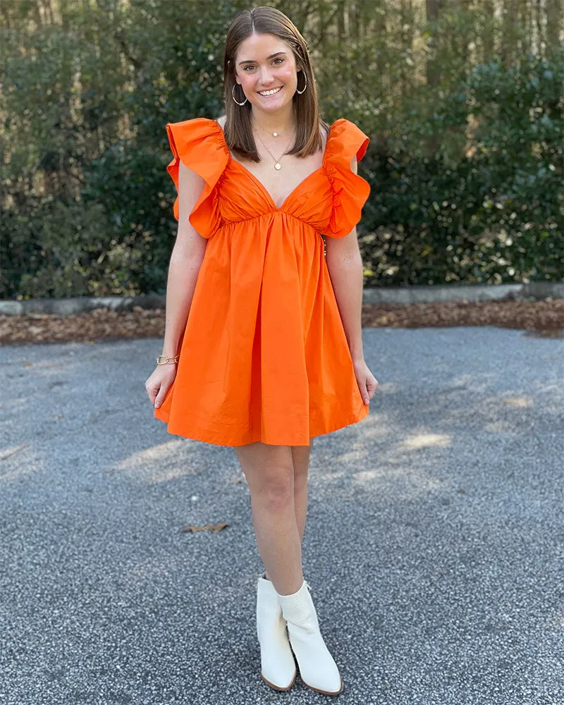 Rachael Dress - Orange