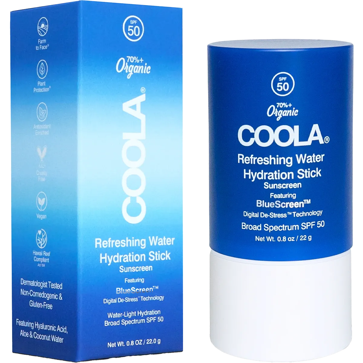 Refreshing Water Hydration Stick Organic Face Sunscreen SPF 50