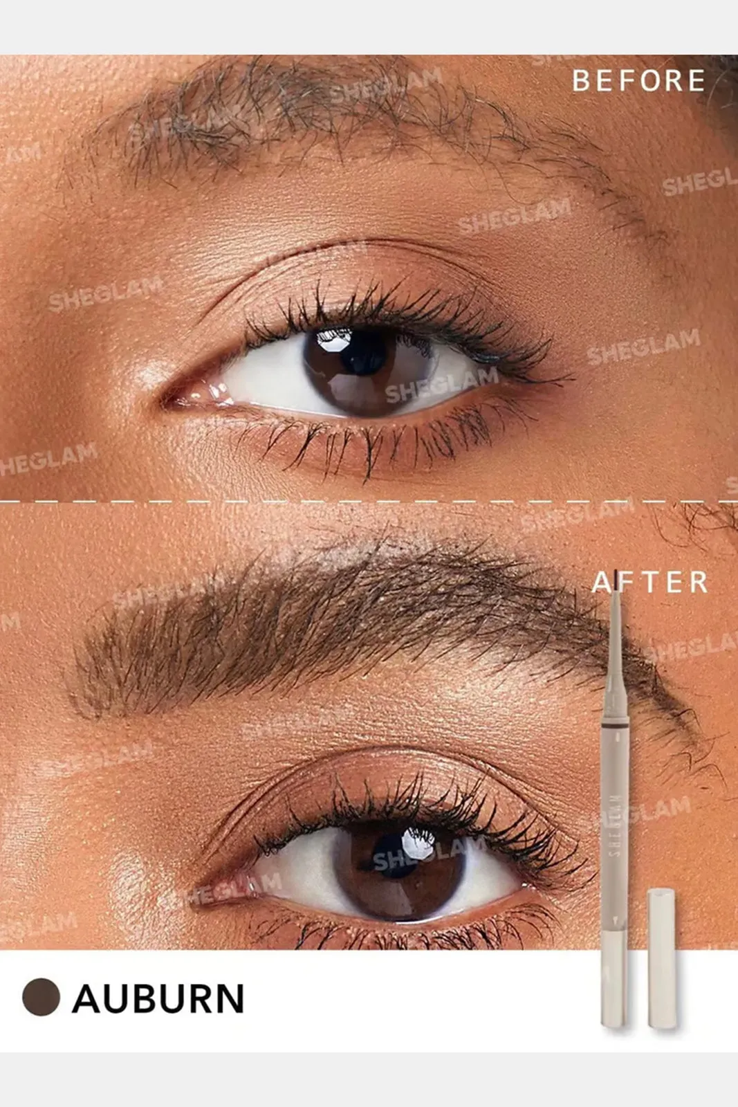 Sheglam Brows On Demand 2-In-1 Brow Pencil - Auburn