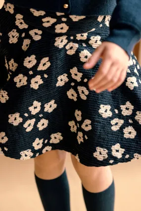 Skirt      Navy flowery     