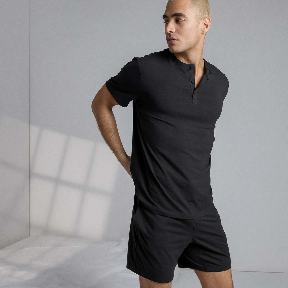 Slumberknit Short - Immersed Black