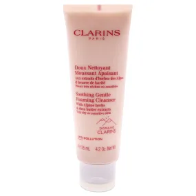 Soothing Gentle Foaming Cleanser by Clarins for Unisex - 4.2 oz Cleanser