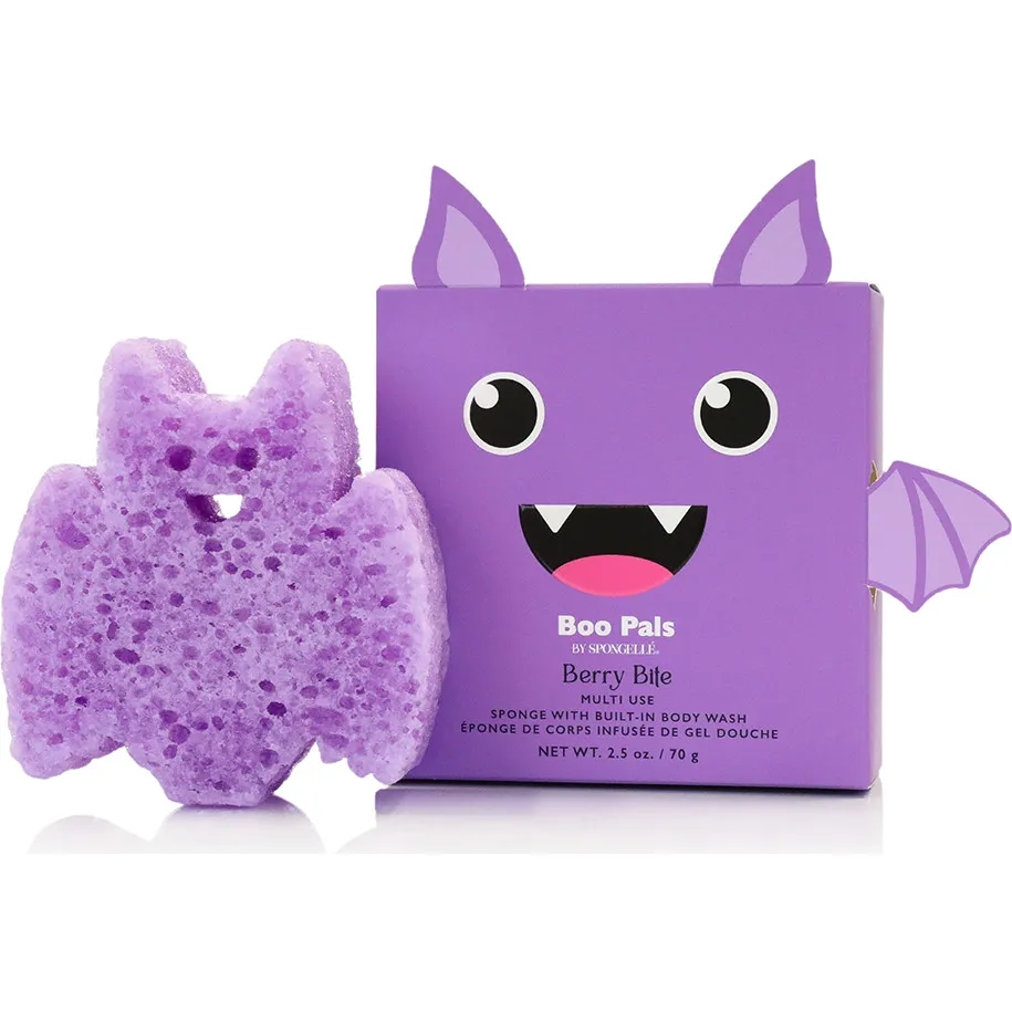 Spongelle Boo Pals Body Wash Infused Buffer Bat, Vanilla Bite