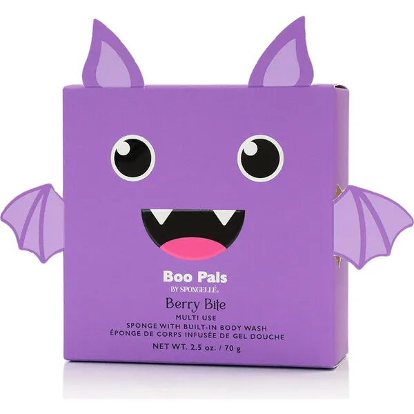 Spongelle Boo Pals Body Wash Infused Buffer Bat, Vanilla Bite