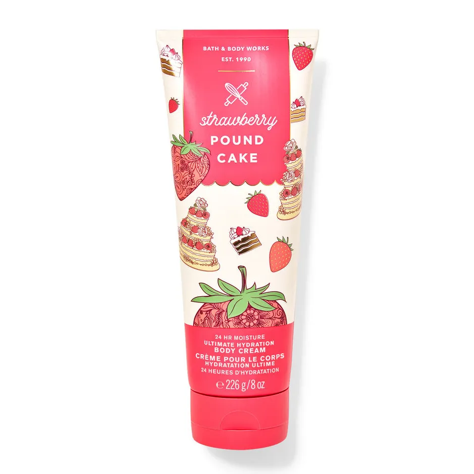 Strawberry Pound Cake by Bath & Body Works 226g Ultimate Hydration Body Cream