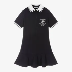 Teen Girls Navy Blue Polo Dress