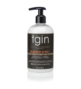 TGIN Quench 3-in-1 Co-Wash Conditioner and Detangler For Dry Hair - Curly Hair - 13 Oz