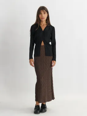 The Mari Skirt - Chestnut