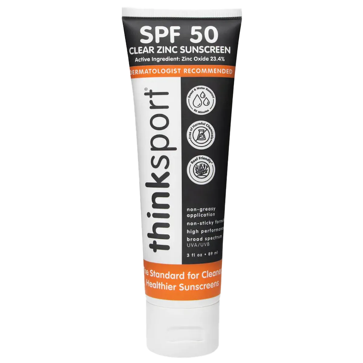 Thinksport SPF 50 Clear Zinc Sunscreen