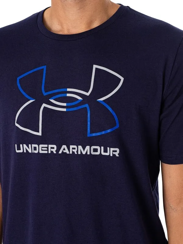 Under Armour Foundation T-Shirt - Midnight Navy/Royal