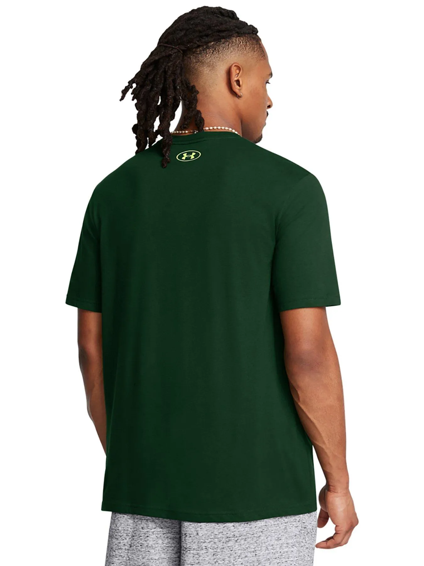 UNDER ARMOUR Mens Training Gl Foundation T-shirt - Green