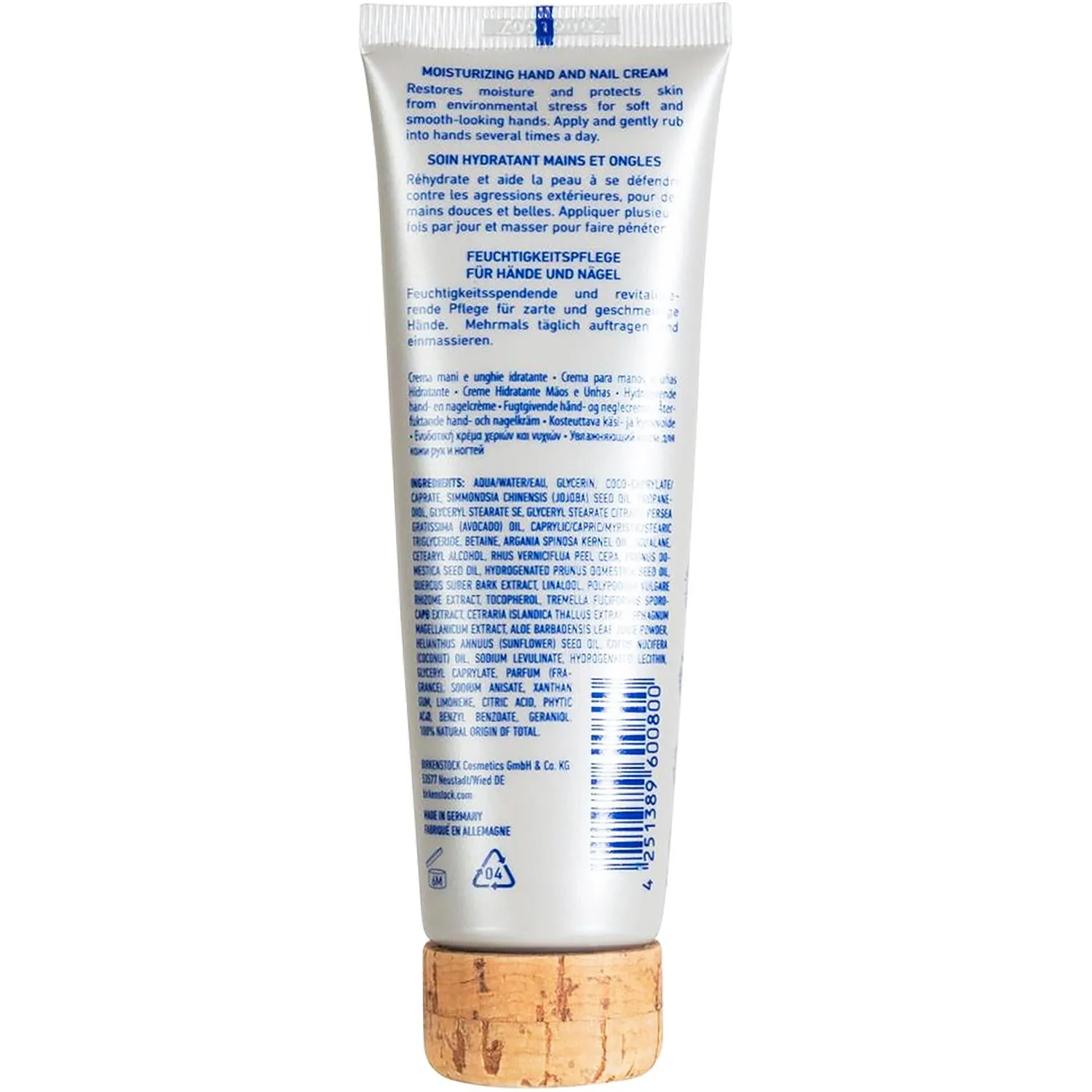 Unisex Birkenstock Moisturizing Hand And Nail Cream