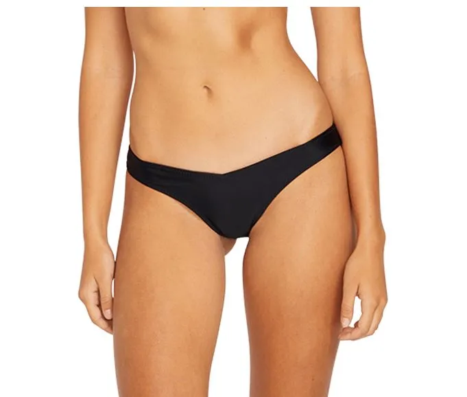 Volcom Simply Solid V Bikini Bottom - Black