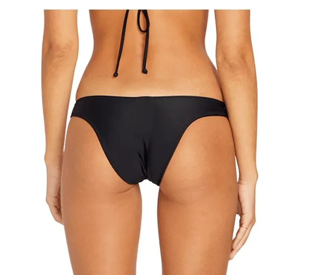 Volcom Simply Solid V Bikini Bottom - Black