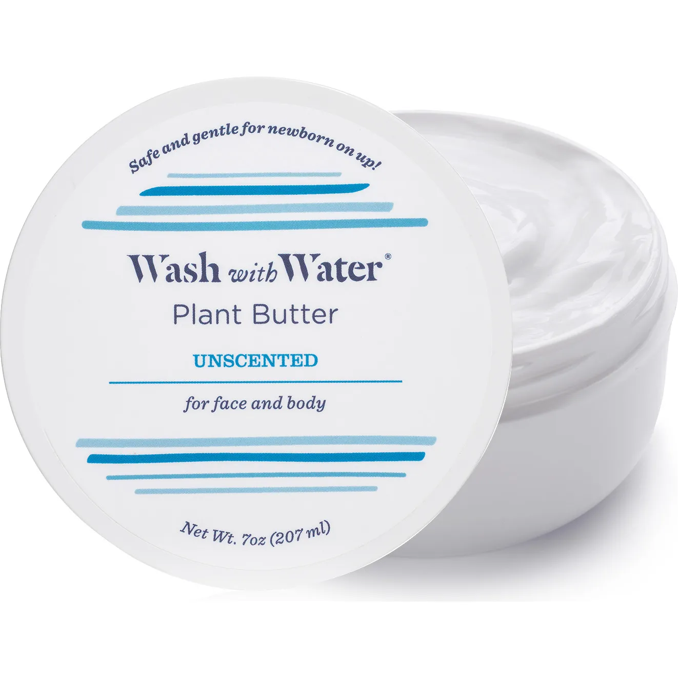 Wash With Water Fragrance Free Plant Body Butter