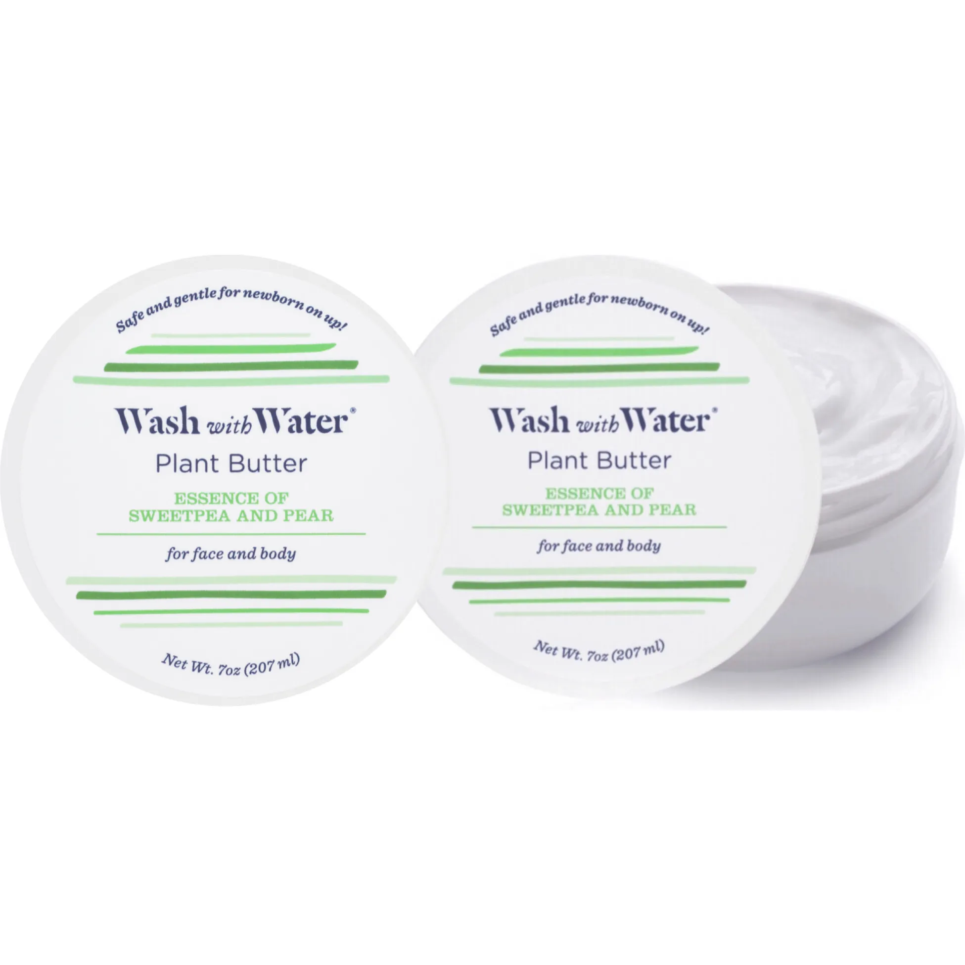 Wash With Water Sweetpea & Me Plant Body Butter Duo