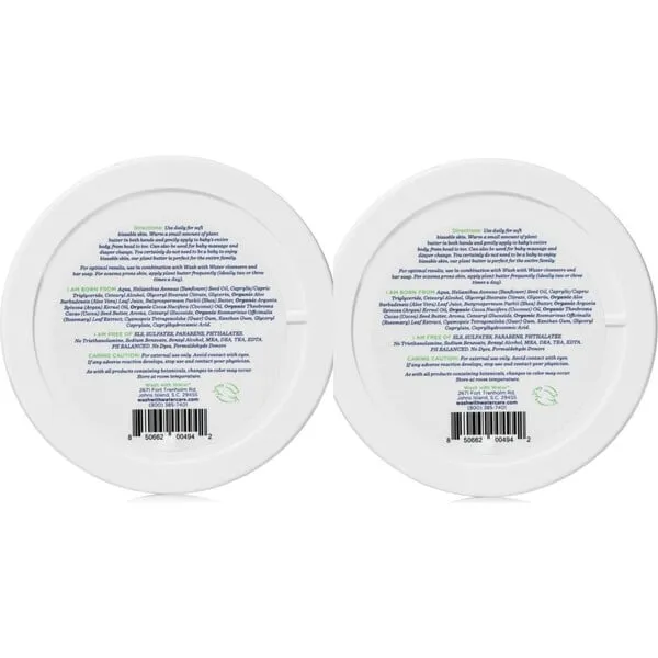 Wash With Water Sweetpea & Me Plant Body Butter Duo